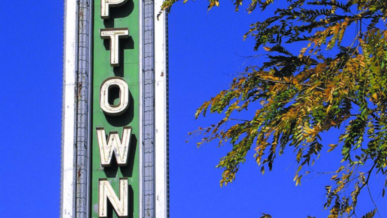 Uptown sign
