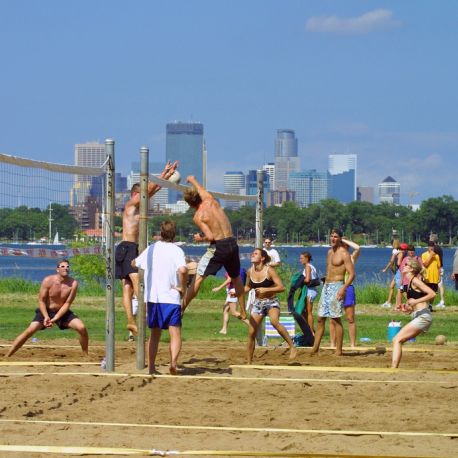 Volleyball At Lake Calhoun